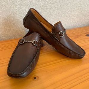 Saks Fifth Avenue Burn Bit Loafer Sz 9M